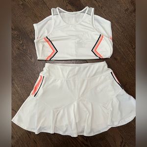 Animal Instinct Lucky in Love Tennis skirt & tank